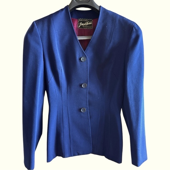 Joseph Vadala Jackets & Blazers - Vintage Joseph Vadala custom Blue Blazer